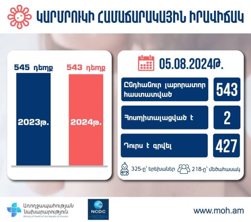 Բաբկեն Պիպոյան. Հետաքրքիր է նոր նախարարին անհանգստացնու՞մ է կարմրուկի այս պատկերը