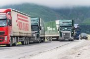 В очереди на выезд из России в Грузию скопилось более 1,1 тыс. армянских грузовиков