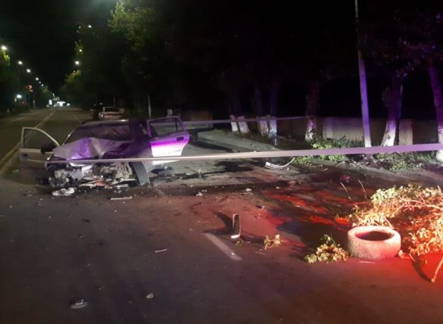 5 injured in single-car crash in Armenian city
