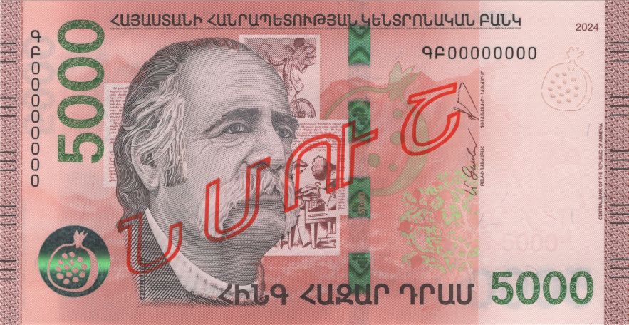 Այսօրվանից շրջանառության մեջ են դրվում 5000 դրամ և 10000 դրամ անվանական արժեքով 2024 թ. թողարկման թղթադրամները. ԿԲ