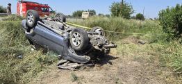 На дороге Ерасх-Ереван столкнулись автомобили: есть пострадавший