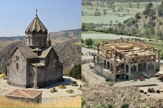 Ադրբեջանը քանդել է Բերձորի Սուրբ Համաբարձում եկեղեցին ու տեղը մզկիթ կառուցում