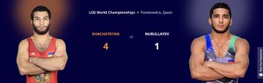 Երիտասարդական ԱԱ. Աշոտ Խաչատրյանը հաղթել է ադրբեջանցի ըմբիշին և դուրս եկել  եզրափակիչ