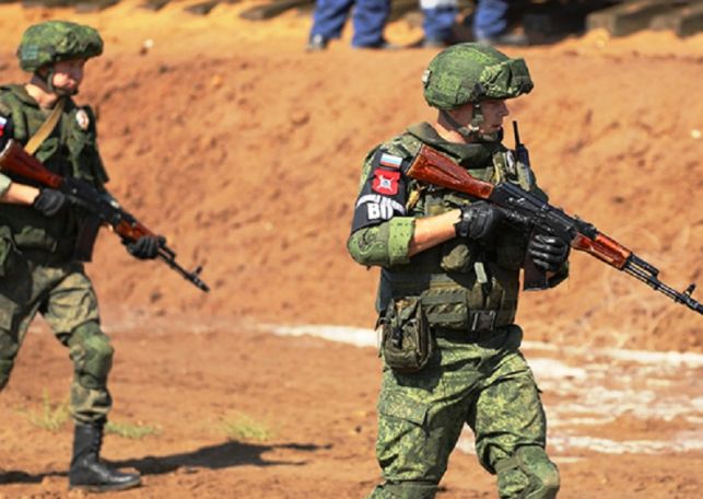 На военной базе ЮВО в Армении прошла плановая тренировка с военнослужащими подразделений военной полиции