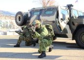 На военной базе ЮВО в Республике Армения прошла плановая тренировка группы антитеррора