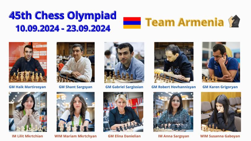 Շախմատի համաշխարհային օլիմպիադան այսօր Հայաստանի հավաքականները կմրցեն Մալթայի ու Տրինիդադ և Տոբագոյի թիմերի հետ