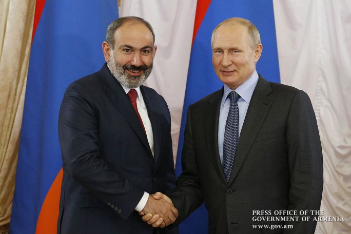 Պուտինը՝ Փաշինյանին. Ռուս-հայկական  դաշնակցային հարաբերությունների հետագա զարգացումը համապատասխանում են մեր ժողովուրդների հիմնարար շահերին