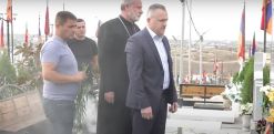 Artsakh president pays tribute to fallen soldiers on war anniversary