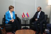 Armenian, Latvian FMs meet in New York