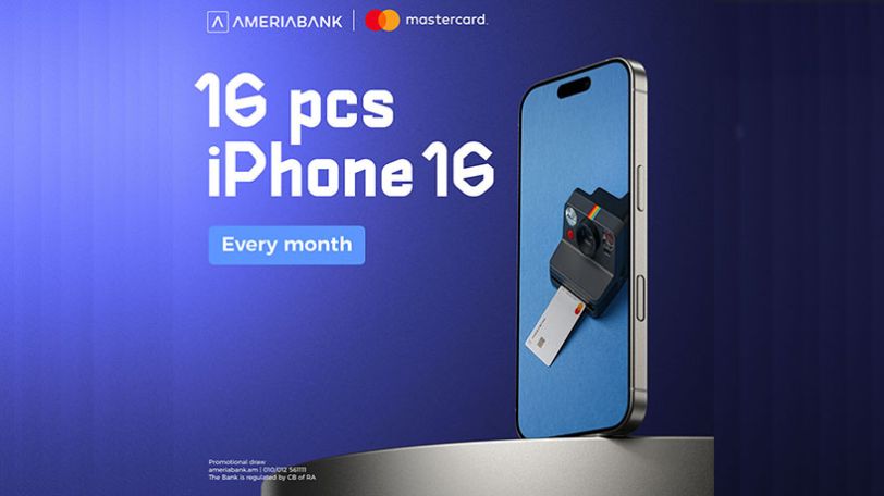 Ameriabank’s Special Offer for New Mastercard Holders. 1% Cashback and Lots of Gifts