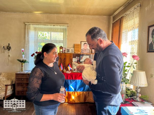 Armenian family, who lost their son to 2020 war, welcome twin girls