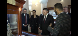 Armenian, Russian chief prosecutors visit Matenadaran