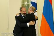 Пашинян поздравил Путина