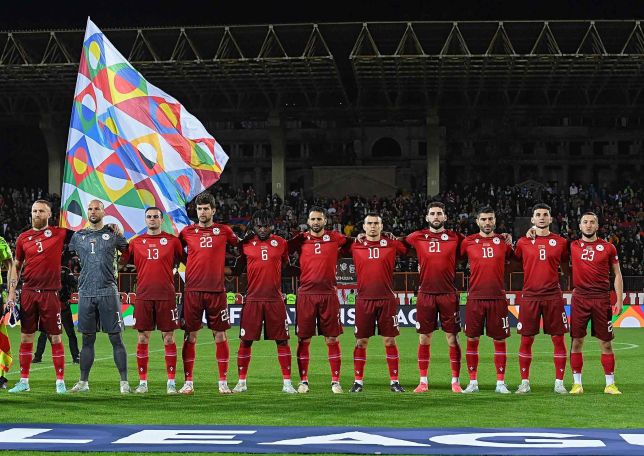 Armenia slip three places in FIFA rankings