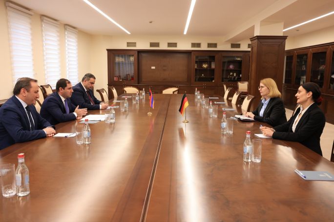 Պապիկյանն ընդունել է ՀՀ-ում ԳԴՀ նորանշանակ արտակարգ և լիազոր դեսպան Կլաուդիա Բուշին