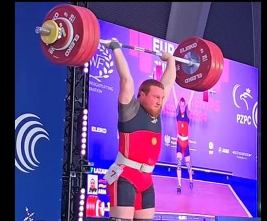 Armenian lifter Alexander Lazaryan crowned junior European champion