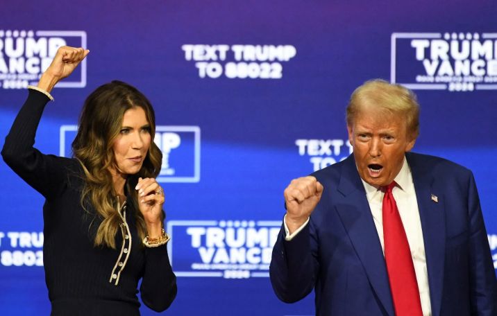 Trump picks Kristi Noem as his Homeland Security secretary