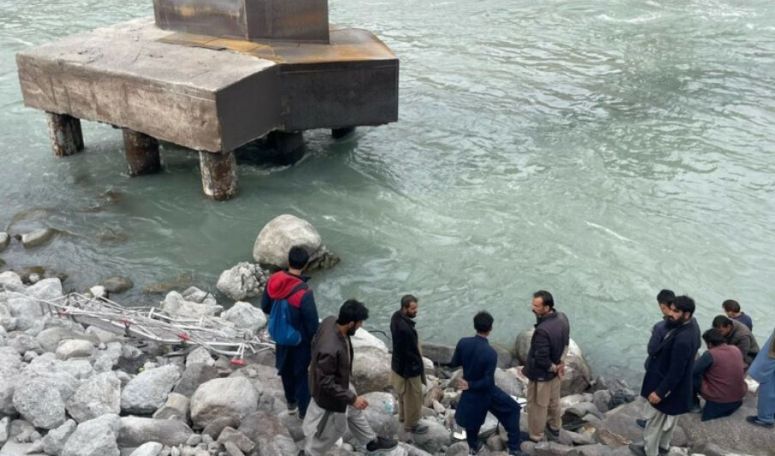 Bus carrying wedding guests falls into river in northern Pakistan