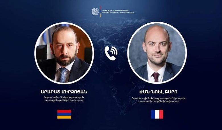 Armenian, French foreign ministers discuss regional issues