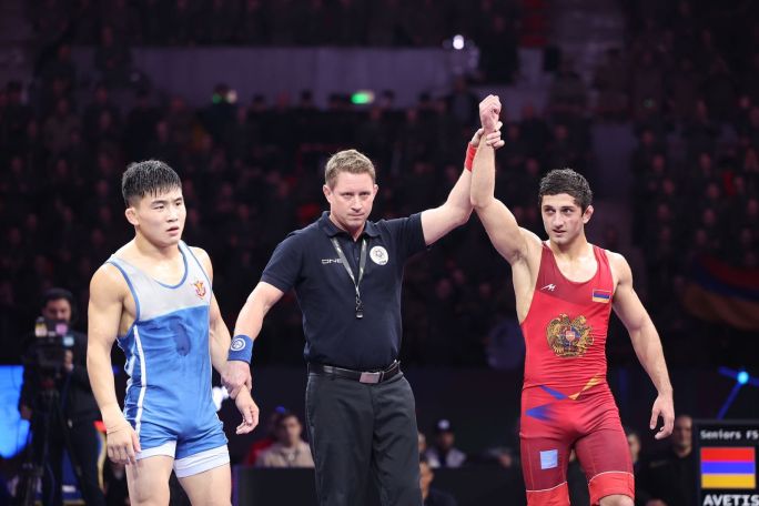 Armenia's Andranik Avetisyan wins gold at World Military Wrestling Championships