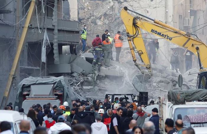 Powerful Israeli airstrike kills 11 people in central Beirut