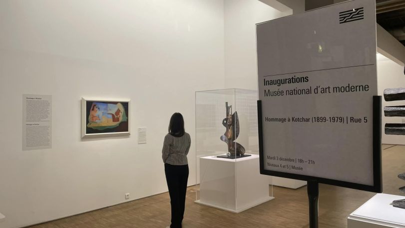 Yervand Kochar's artworks displayed in Paris