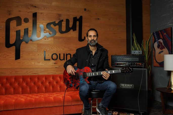 Guitar customized with Serj Tankian's artwork put on auction