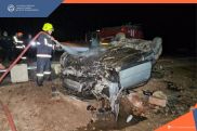 Three wounded in single-car crash in Armenia