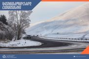 Drivers in Armenia warned about icy road