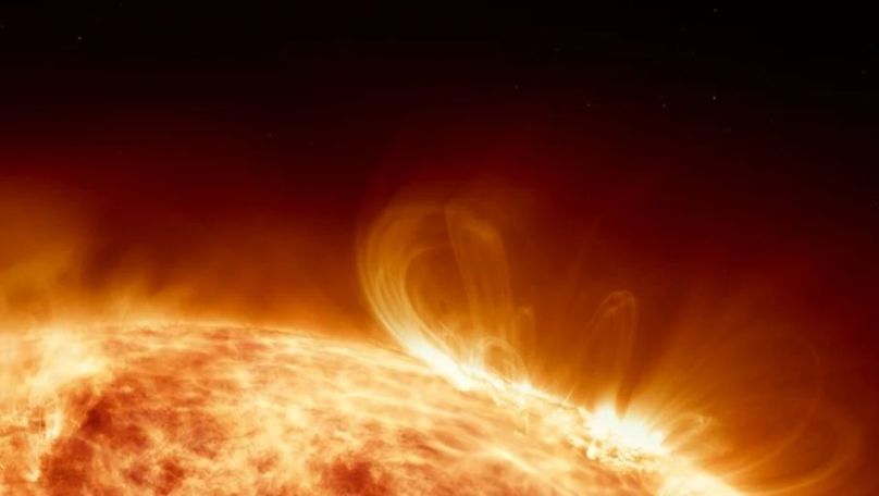Новая мощная вспышка произошла на Солнце