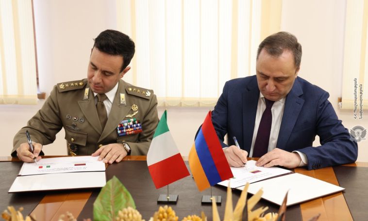 Armenia and Italy sign 2025 defense cooperation plan