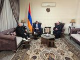 Church leaders visit Armenian Embassy in Syria