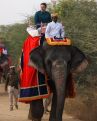 Armenian parliament speaker having fun in India amid fresh Azeri threats
