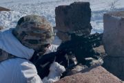 На высокогорных полигонах военной базы ЮВО в Армении прошли практические занятия с мотострелками
