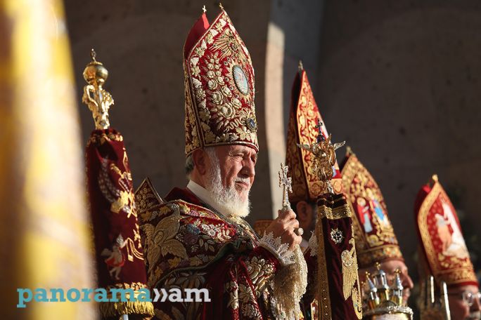Новогоднее обращение католикоса всех армян будет транслироваться по 8 телеканалам