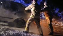 Rescuers in Armenia free 4 stranded vehicles in one day