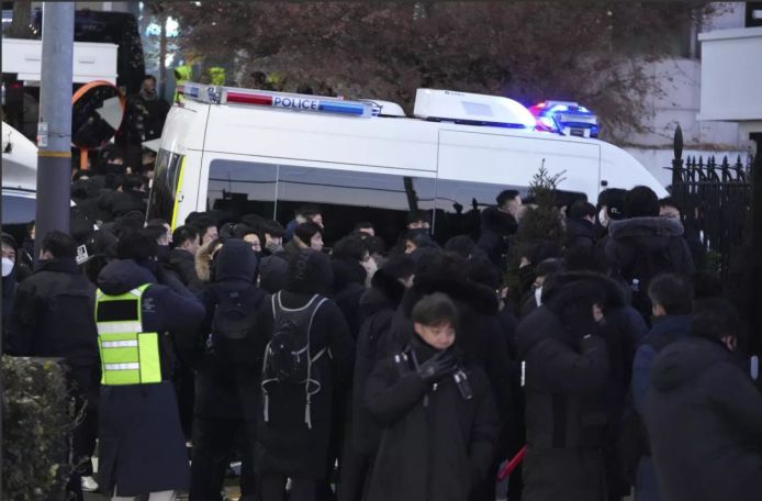 South Korean president arrested