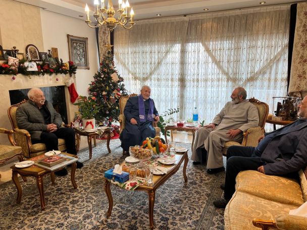 Archbishop Bagrat Galstanyan on a trip to Iran