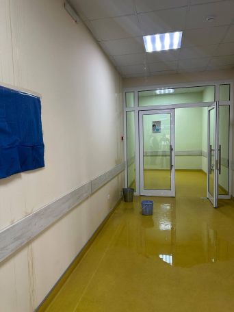 Newly opened hospital in Armenian town 'flooded'