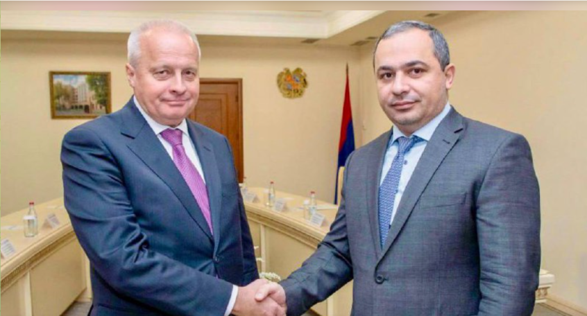Սերգեյ Կոպիրկինը հանդիպում է ունեցել ՔԿ նախագահ Արթուր Պողոսյանի հետ