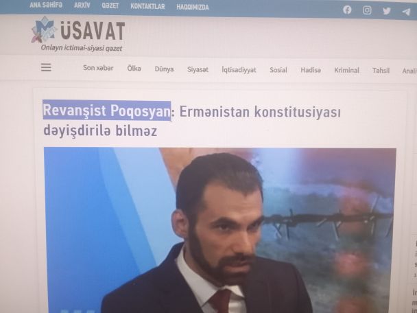 Փաստորեն ադրբեջանցիների համար ցանկացած հայ, ով կառչած է իր ազգային շահերին, նա ռևանշիստ է. Արա Պողոսյան