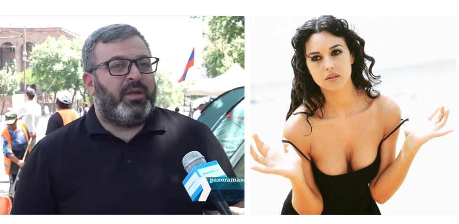 Ես էլ, ի դեպ, Մոնիկա Բելուչիի հանդեպ անտարբեր չեմ, ի՞նչ անենք, նախաձեռնություն սկսե՞նք, ստորագրահավա՞ք անենք, մտցնե՞նք ԱԺ. Գառնիկ Դանիելյան