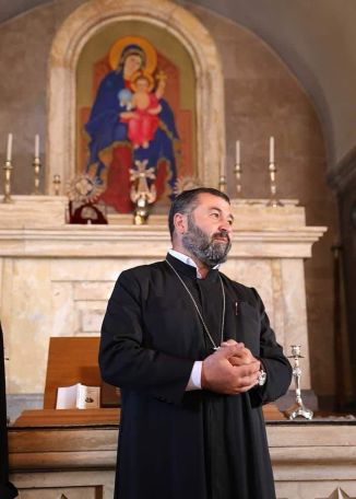 Armenian priest injured in church explosion on the mend