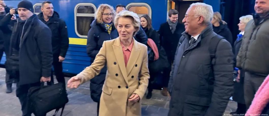 European leaders visit Ukraine to mark 3rd war anniversary