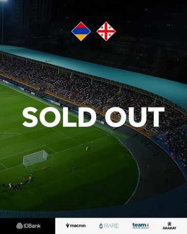 Tickets for Armenia-Georgia match sold out