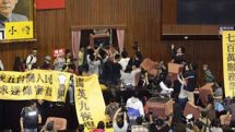 Protesters occupy Taiwan parliament over China trade deal
