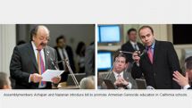 Nazarian and Achadjian introduce Armenian Genocide Education Act