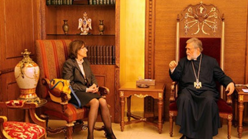 Aram I appeals to Ambassador over Genocide ruling