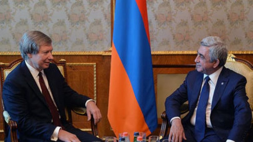 Armenian President receives OSCE Minsk Group Co-Chair 