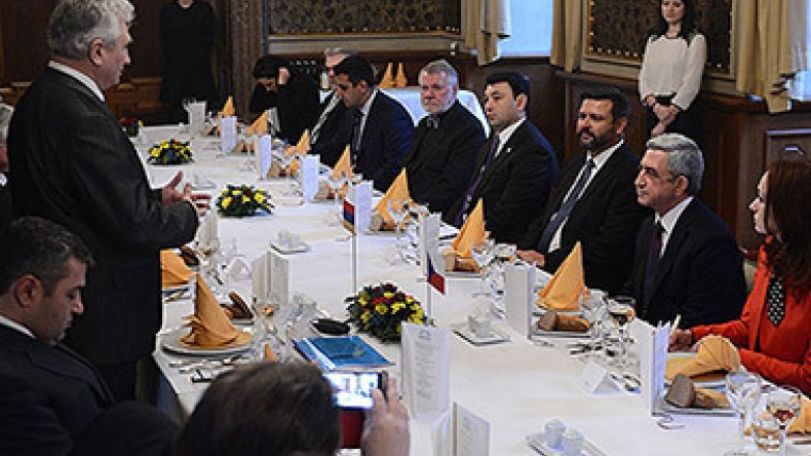 Armenian, Czech Presidents to attend business forum in Prague
